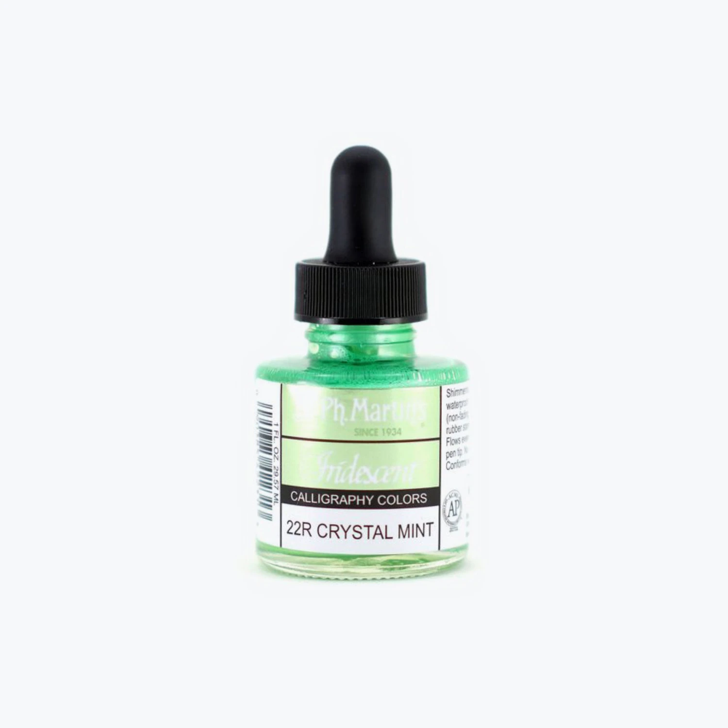 Dr. Ph. Martin's - Calligraphy Ink - Iridescent - Crystal Mint (22R) 3 Dr. Ph. Martin's - Calligraphy Ink - Iridescent - Crystal Mint (22R)