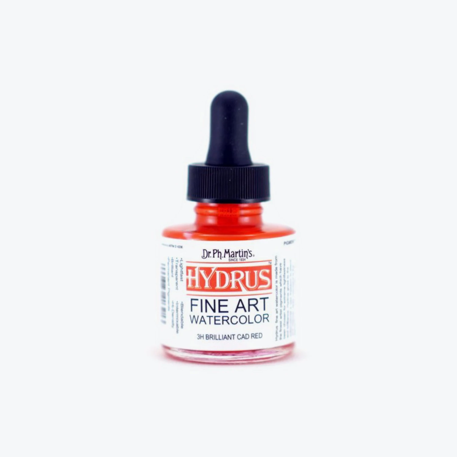 Dr. Ph. Martin's - Watercolour - Hydrus - 3H Brilliant Cad Red 3 Dr. Ph. Martin's - Watercolour - Hydrus - 3H Brilliant Cad Red