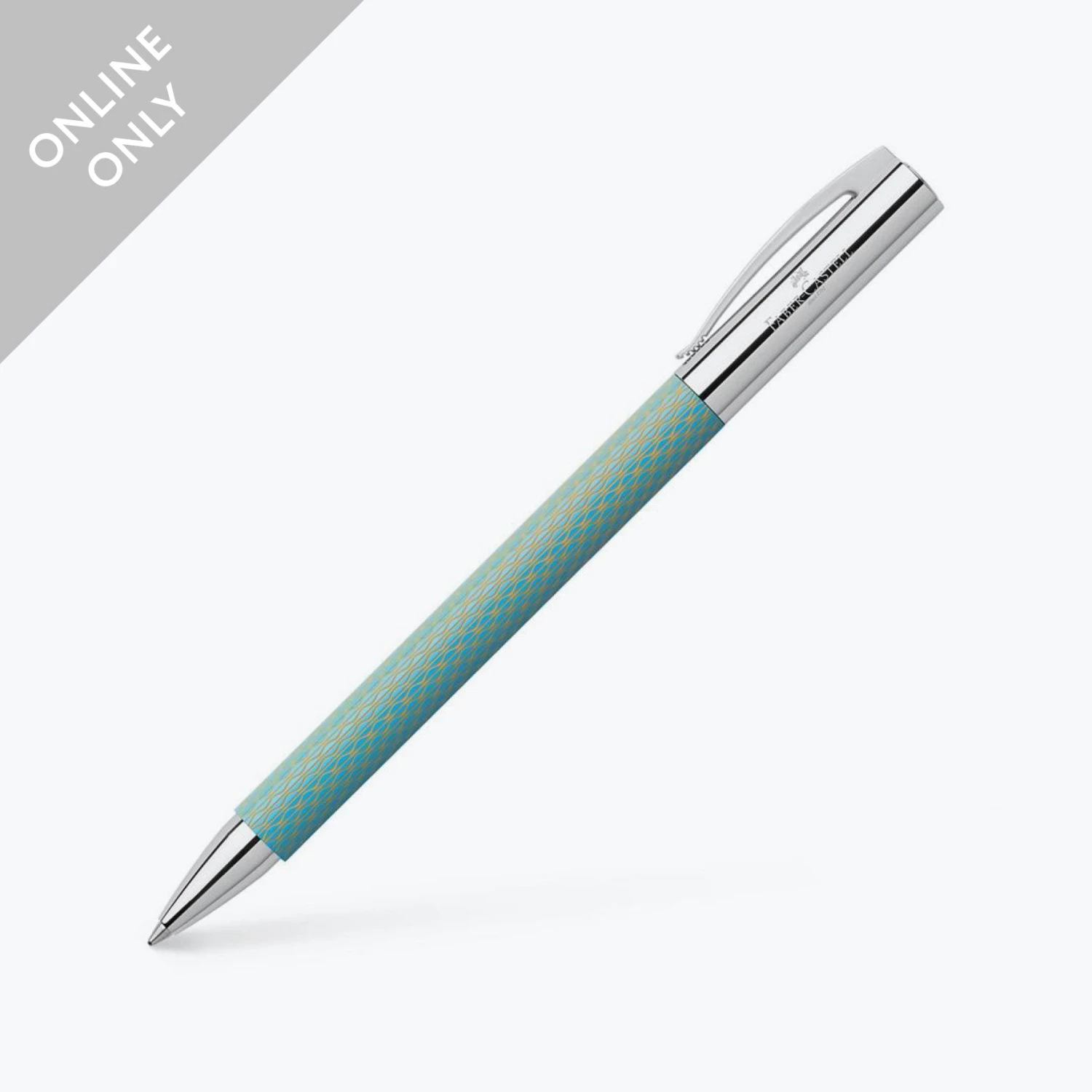 Faber-Castell - Ballpoint Pen - Ambition OpArt - Sky Blue 2 Faber-Castell - Ballpoint Pen - Ambition OpArt - Sky Blue