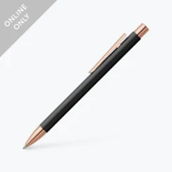 Faber-Castell - Ballpoint Pen - Neo Slim - Matte Black (Rose Gold Trim)