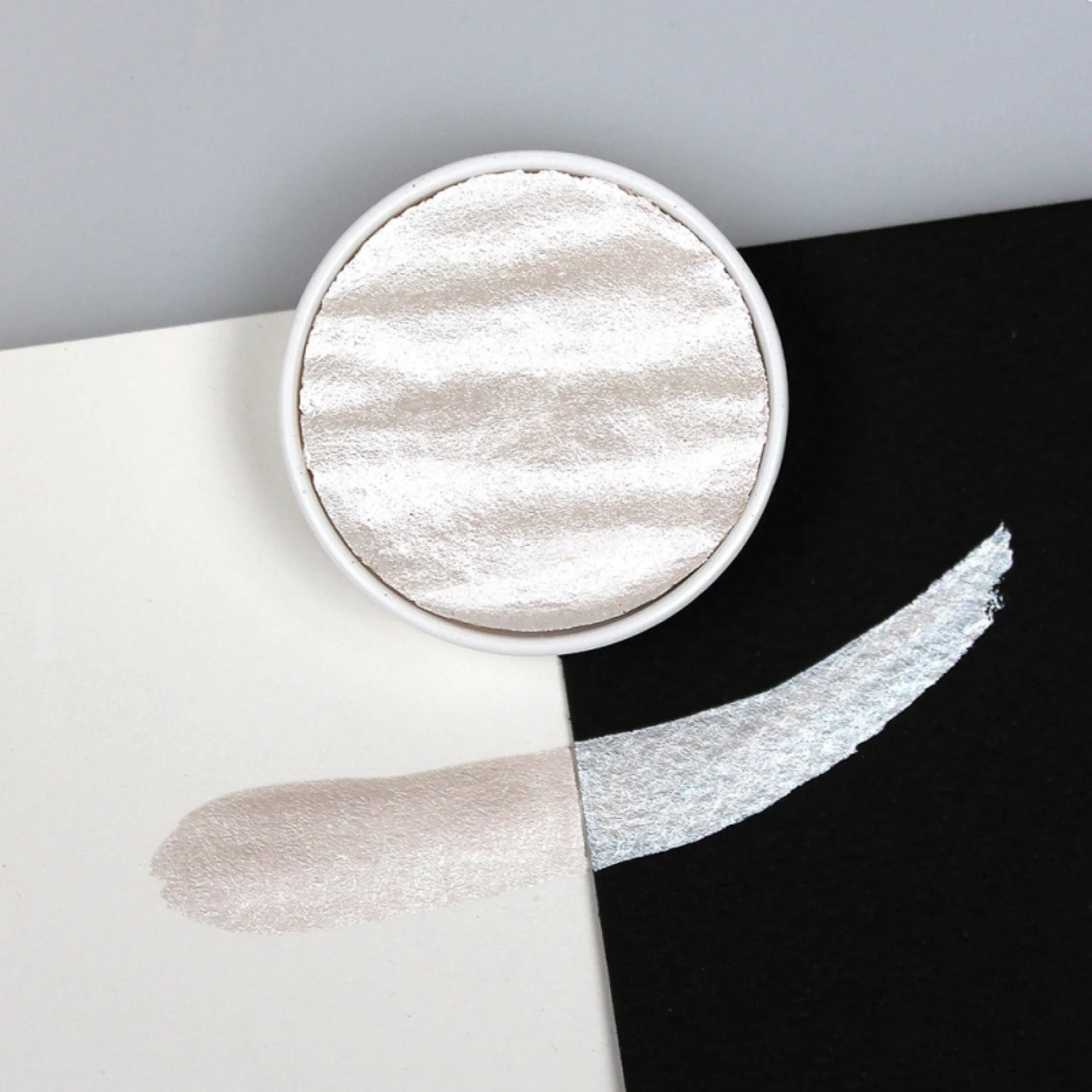 Finetec - Pearlcolor Mix - Silver Pearl (Shimmer) Calligraphy Inks 4 Finetec - Pearlcolor Mix - Silver Pearl (Shimmer) Calligraphy Inks