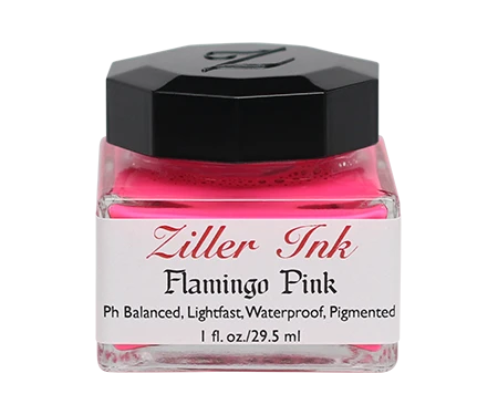 Ziller’s - Calligraphy Ink - Flamingo Pink Calligraphy Inks 3 Ziller’s - Calligraphy Ink - Flamingo Pink Calligraphy Inks