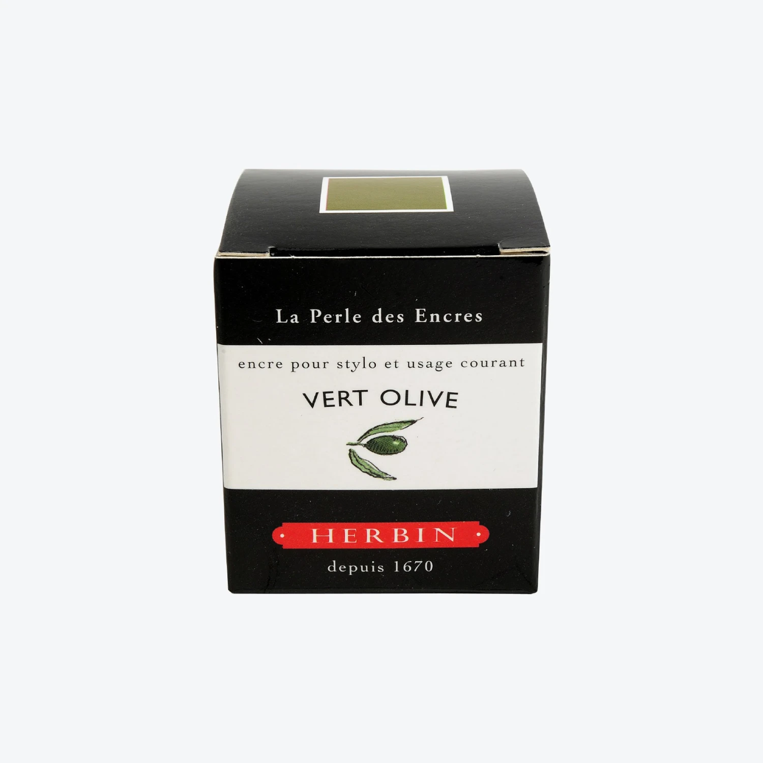 Herbin - Fountain Pen Ink - 30ml - Vert Olive 4 Herbin - Fountain Pen Ink - 30ml - Vert Olive