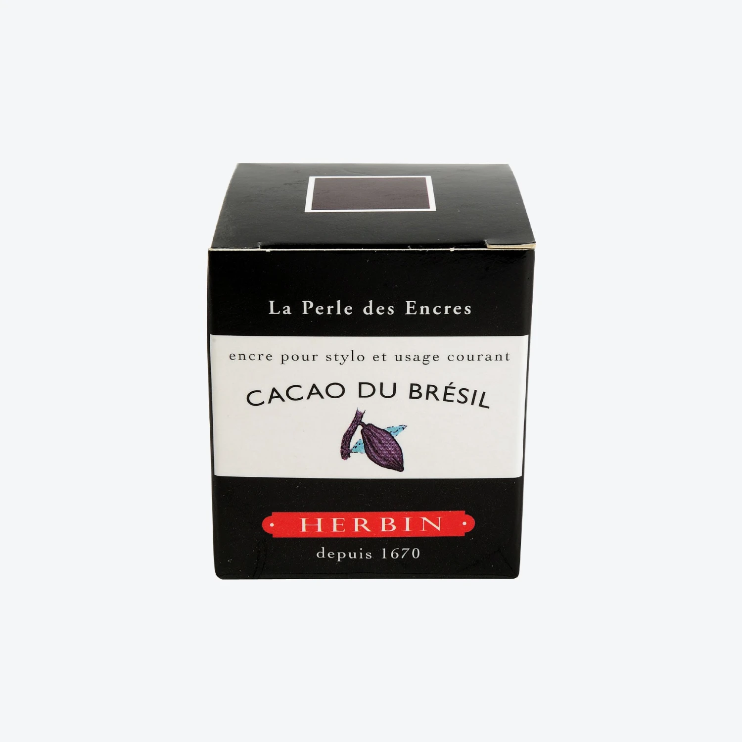 Herbin - Fountain Pen Ink - 30ml - Cacao Du Brésil Fountain Pen Inks 4 Herbin - Fountain Pen Ink - 30ml - Cacao Du Brésil Fountain Pen Inks