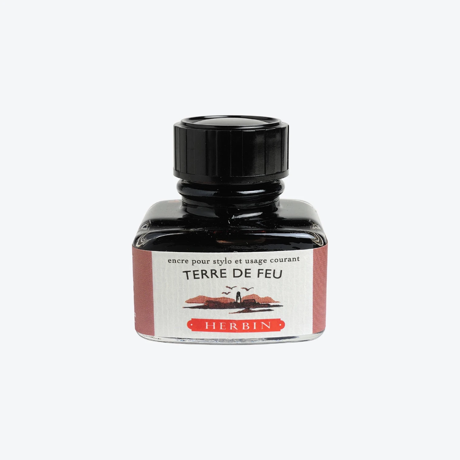Herbin - Fountain Pen Ink - 30ml - Terre De Feu 3 Herbin - Fountain Pen Ink - 30ml - Terre De Feu