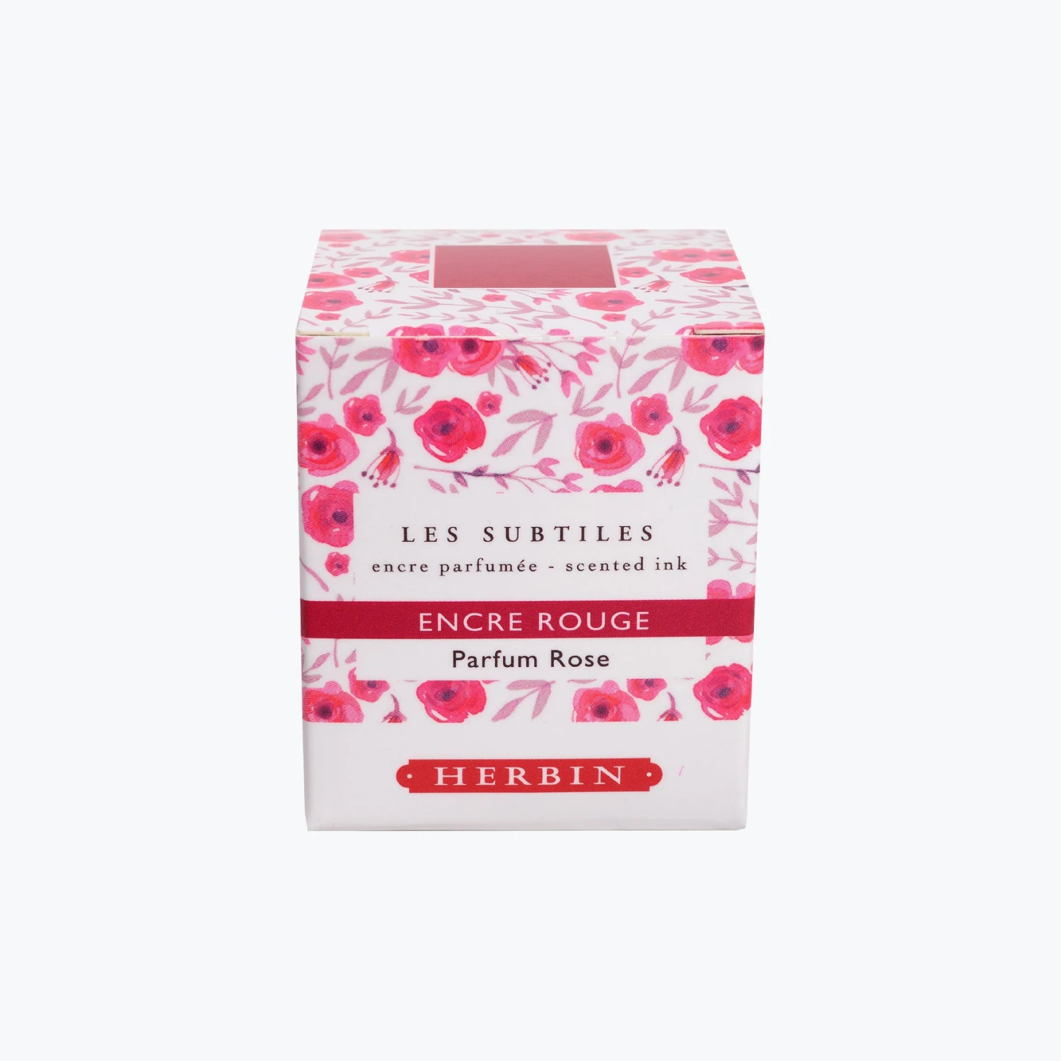 Herbin - Fountain Pen Ink - Scented - 30ml - Rouge (Parfum Rose) 4 Herbin - Fountain Pen Ink - Scented - 30ml - Rouge (Parfum Rose)