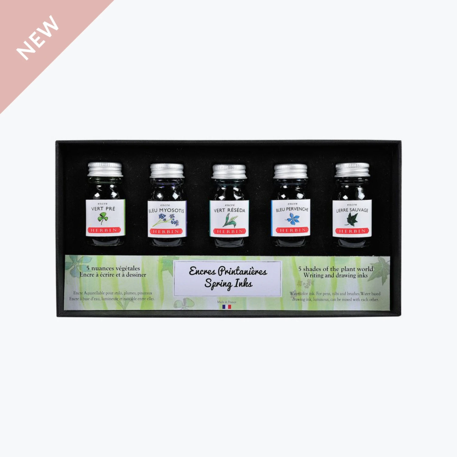 Herbin - Fountain Pen Ink - Seasonal Set - Spring 3 Herbin - Fountain Pen Ink - Seasonal Set - Spring