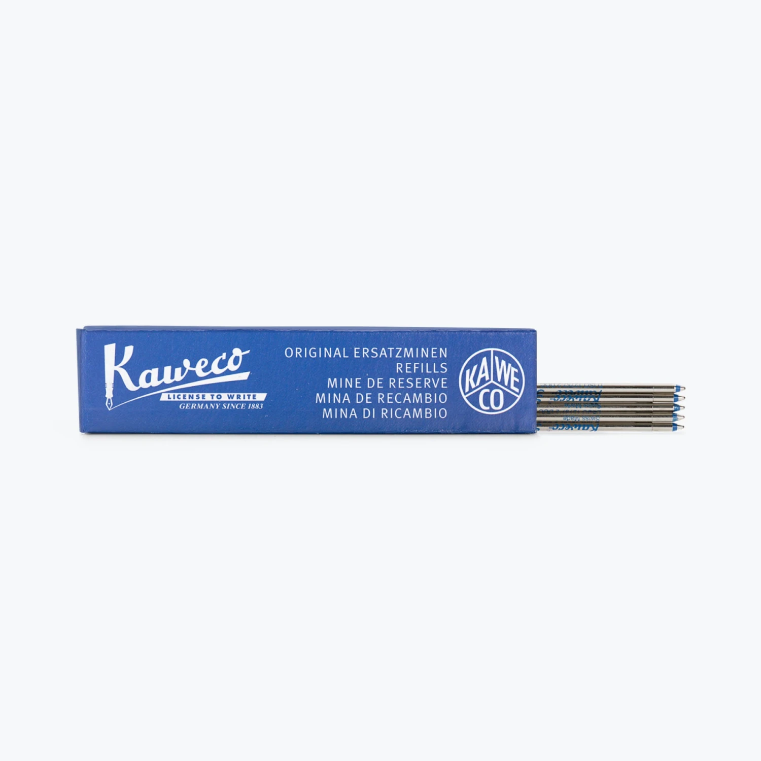 Ballpoint Refills Kaweco - Ballpoint Refill D1 - Blue 1.2 Mm (Pack Of 5) 3 Ballpoint Refills Kaweco - Ballpoint Refill D1 - Blue 1.2 Mm (Pack Of 5)