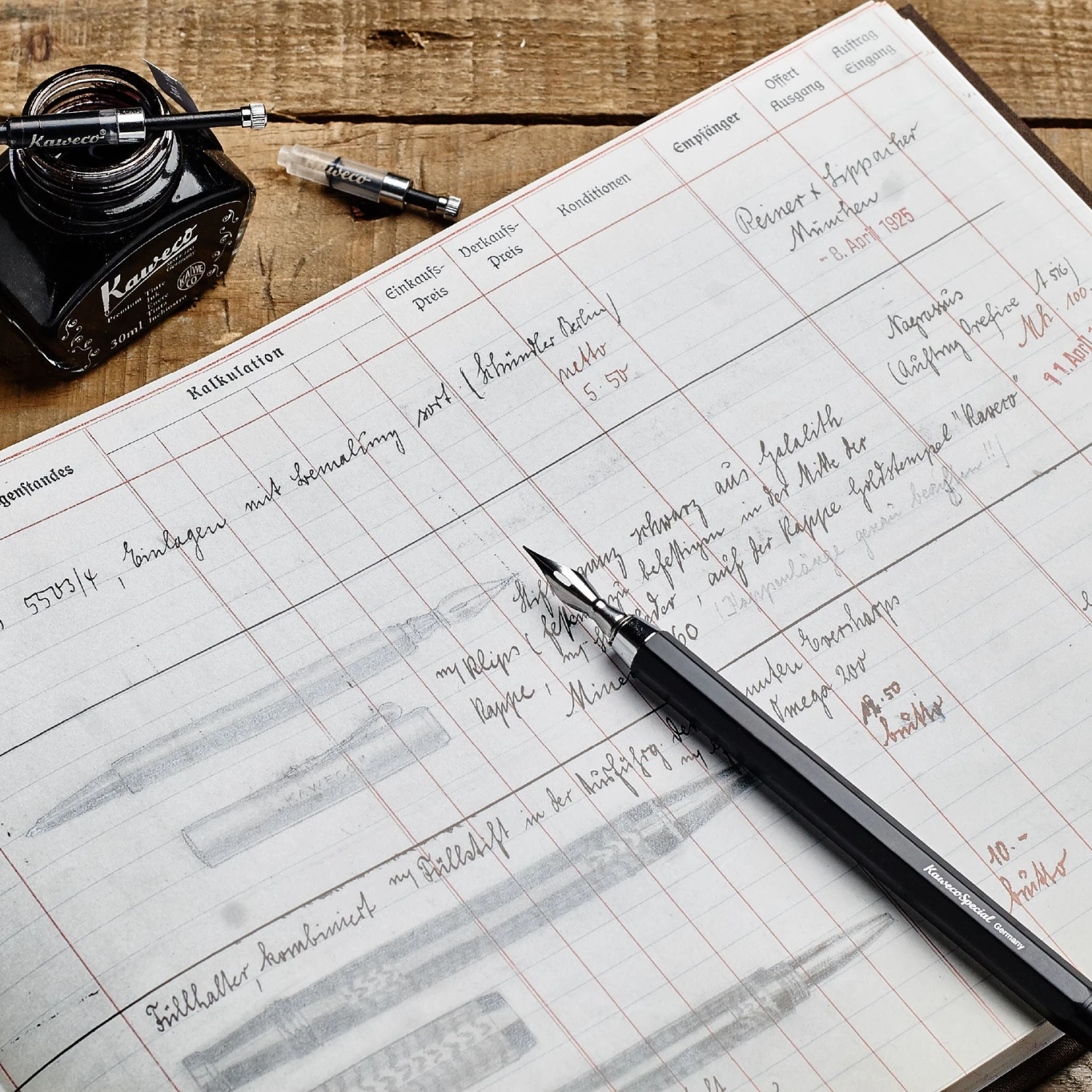 Kaweco - Calligraphy Pen - Special - Nib Holder And Nib 4 Kaweco - Calligraphy Pen - Special - Nib Holder And Nib