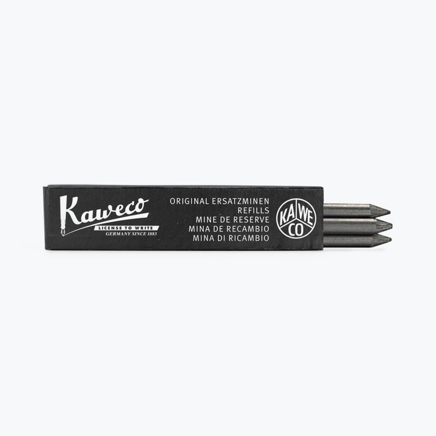 Kaweco - Graphite Leads - Black 5.6 Mm 5B (Box Of 3) 3 Kaweco - Graphite Leads - Black 5.6 Mm 5B (Box Of 3)