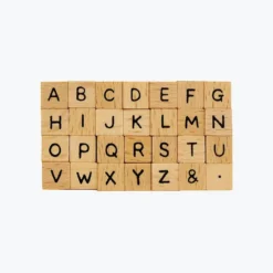 New Arrivals Kodomo No Kao - Stamps - Small - Sans-Serif Uppercase