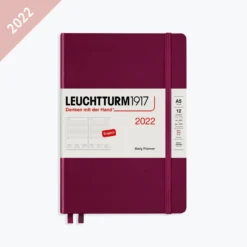 Leuchtturm 1917 Diaries Leuchtturm1917 - 2022 Diary - Daily Planner - A5 - Port Red