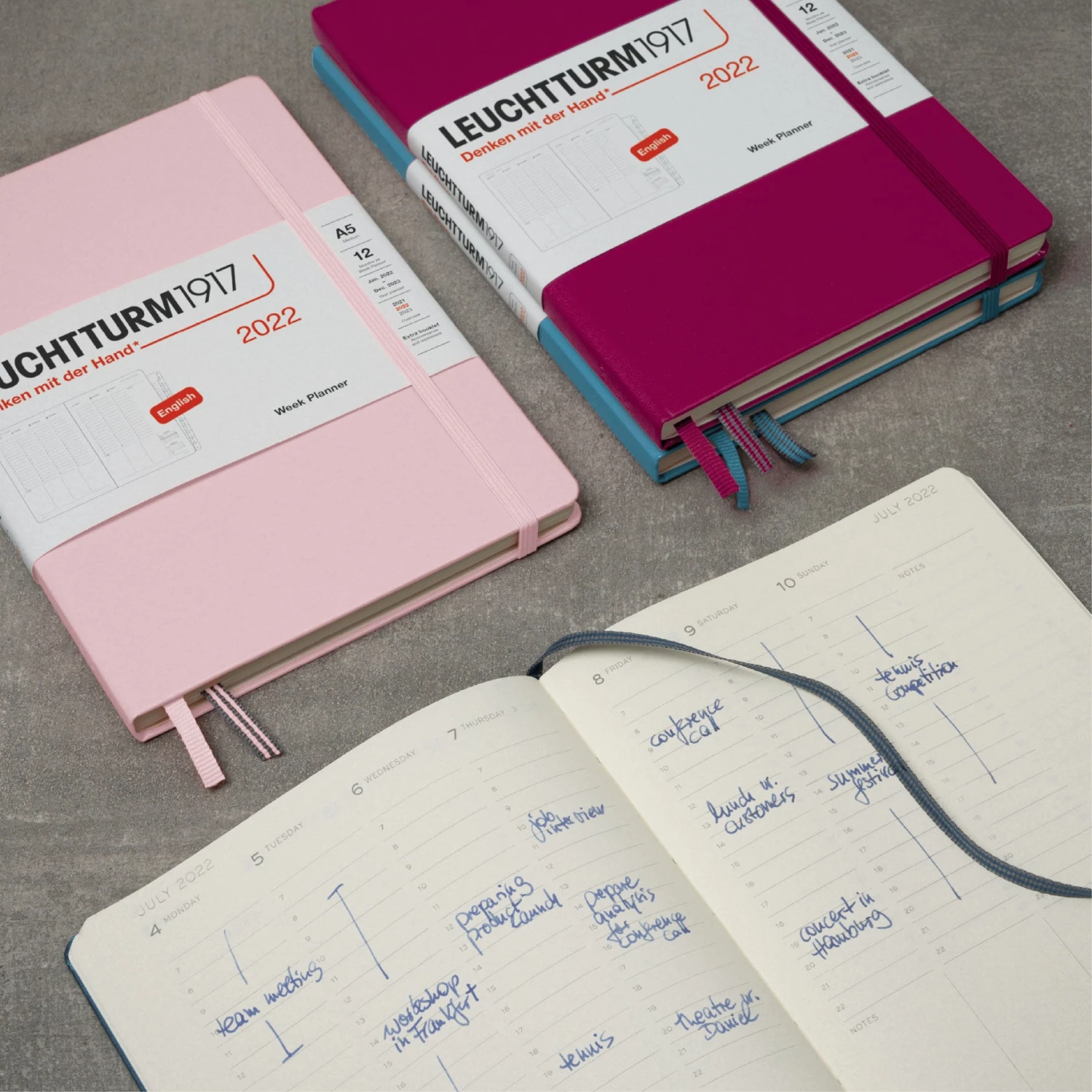 Leuchtturm 1917 Diaries Leuchtturm1917 - 2022 Diary - Week Planner - A5 - Black 5 Leuchtturm 1917 Diaries Leuchtturm1917 - 2022 Diary - Week Planner - A5 - Black