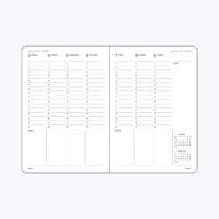 Leuchtturm 1917 Diaries Leuchtturm1917 - 2022 Diary - Week Planner - A5 - Port Red