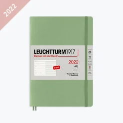 Leuchtturm 1917 Leuchtturm1917 - 2022 Diary - Weekly Notebook - A5 - Sage (Soft) Diaries