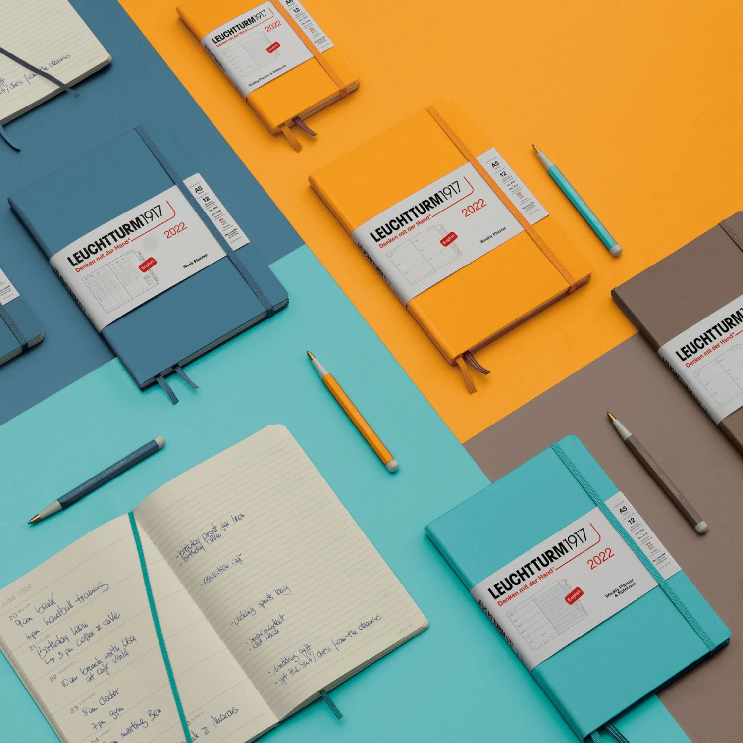 Leuchtturm 1917 Leuchtturm1917 - 2022 Diary - Weekly Planner - A5 - Black (Hard) 5 Leuchtturm 1917 Leuchtturm1917 - 2022 Diary - Weekly Planner - A5 - Black (Hard)