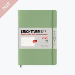 Leuchtturm 1917 Leuchtturm1917 - 2022 Diary - Weekly Planner - A5 - Sage (Soft) Diaries