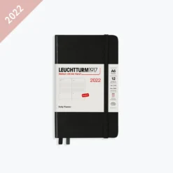 Leuchtturm 1917 Leuchtturm1917 - 2022 Diary - Daily Planner - A6 - Black Diaries