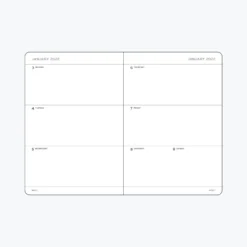 Leuchtturm 1917 Diaries Leuchtturm1917 - 2022 Diary - Weekly Planner - A6 - Black (Hard)