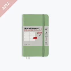 Leuchtturm 1917 Leuchtturm1917 - 2022 Diary - Weekly Planner - A6 - Sage (Soft)