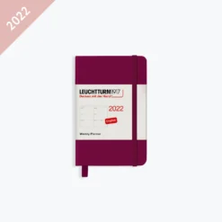 Leuchtturm 1917 Diaries Leuchtturm1917 - 2022 Diary - Weekly Planner - A7 - Port Red