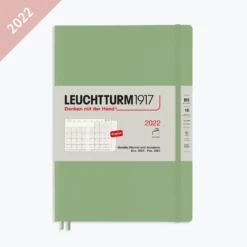 Leuchtturm 1917 Leuchtturm1917 - 2022 Diary - Monthly Notebook - B5 - Sage
