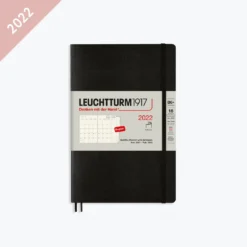 Leuchtturm 1917 Diaries Leuchtturm1917 - 2022 Diary - Monthly Notebook - B6 - Black