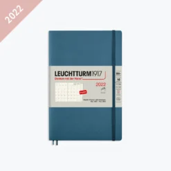Leuchtturm 1917 Leuchtturm1917 - 2022 Diary - Monthly Notebook - B6 - Stone Blue Diaries