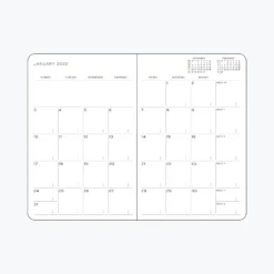 Leuchtturm 1917 Leuchtturm1917 - 2022 Diary - Monthly Notebook - B6 - Port Red