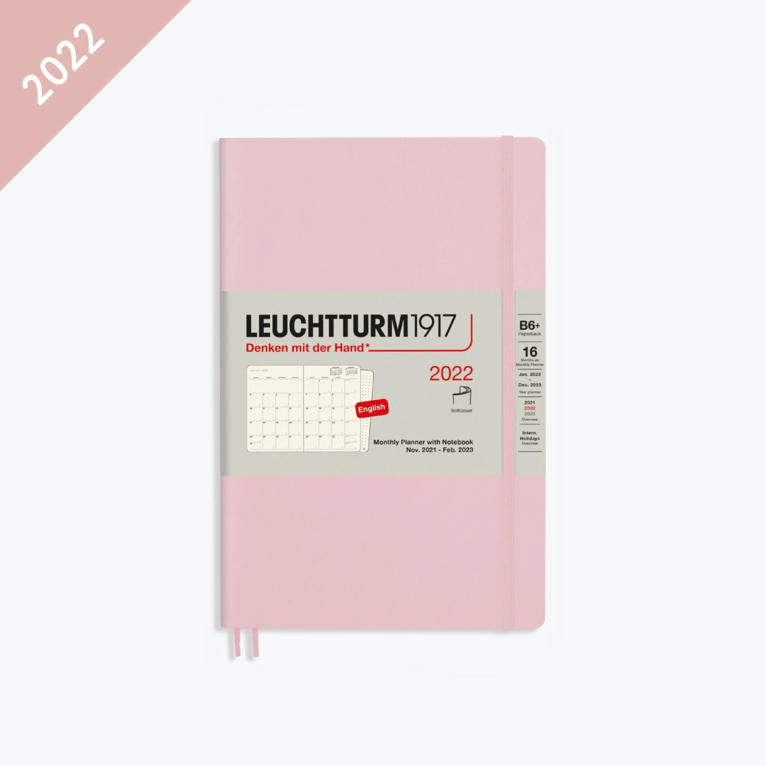 Leuchtturm 1917 Leuchtturm1917 - 2022 Diary - Monthly Notebook - B6 - Powder 3 Leuchtturm 1917 Leuchtturm1917 - 2022 Diary - Monthly Notebook - B6 - Powder