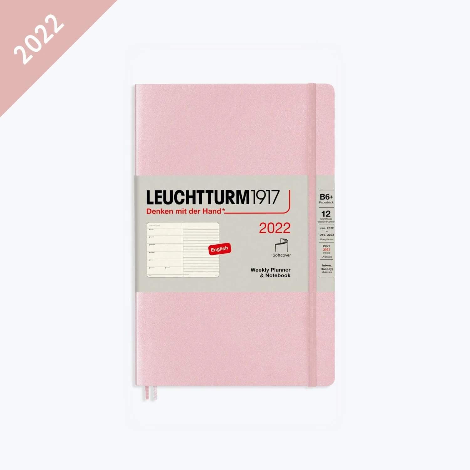 Leuchtturm 1917 Leuchtturm1917 - 2022 Diary - Weekly Notebook - B6+ - Powder 3 Leuchtturm 1917 Leuchtturm1917 - 2022 Diary - Weekly Notebook - B6+ - Powder