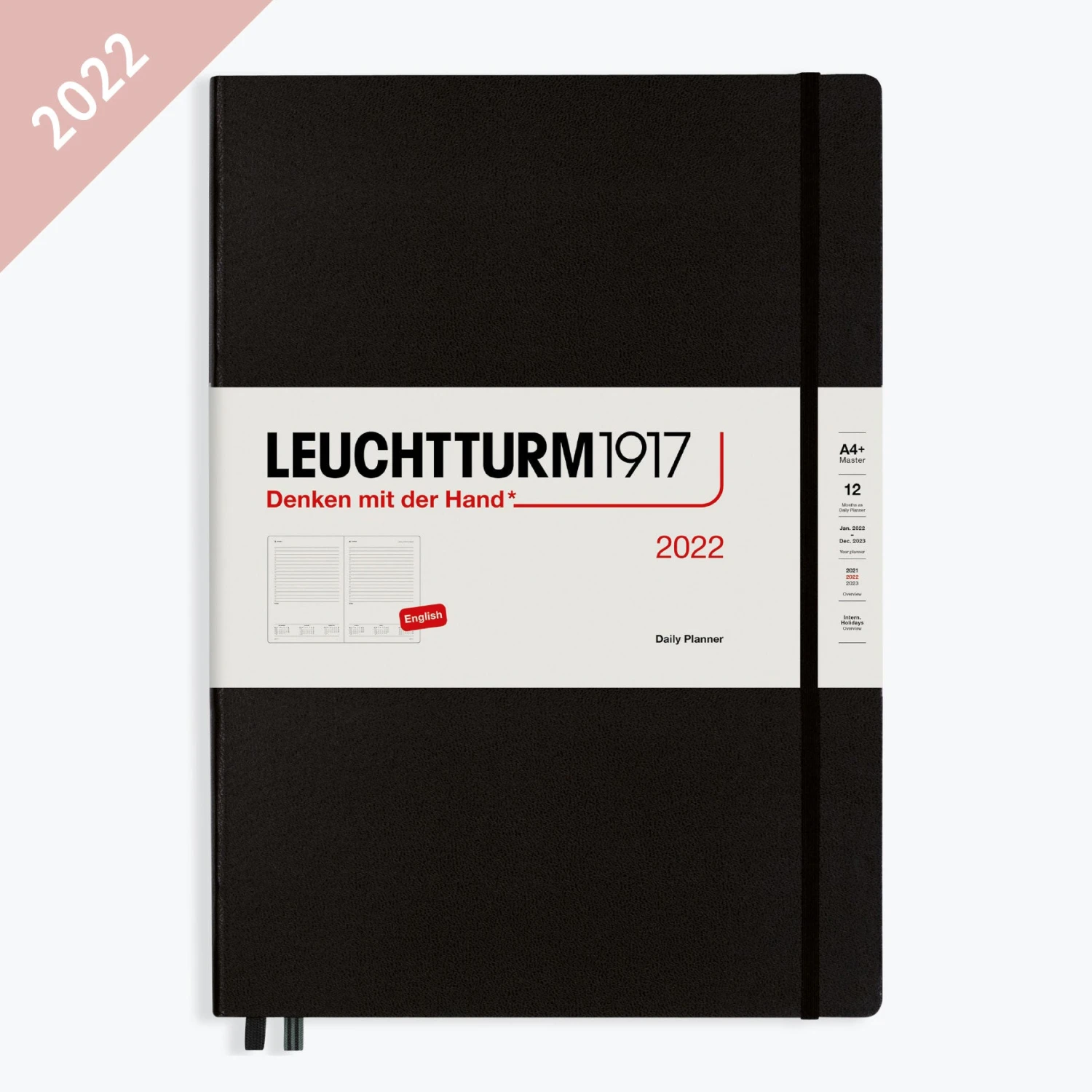 Leuchtturm 1917 Leuchtturm1917 - 2022 Diary - Daily Planner - A4 - Black 3 Leuchtturm 1917 Leuchtturm1917 - 2022 Diary - Daily Planner - A4 - Black