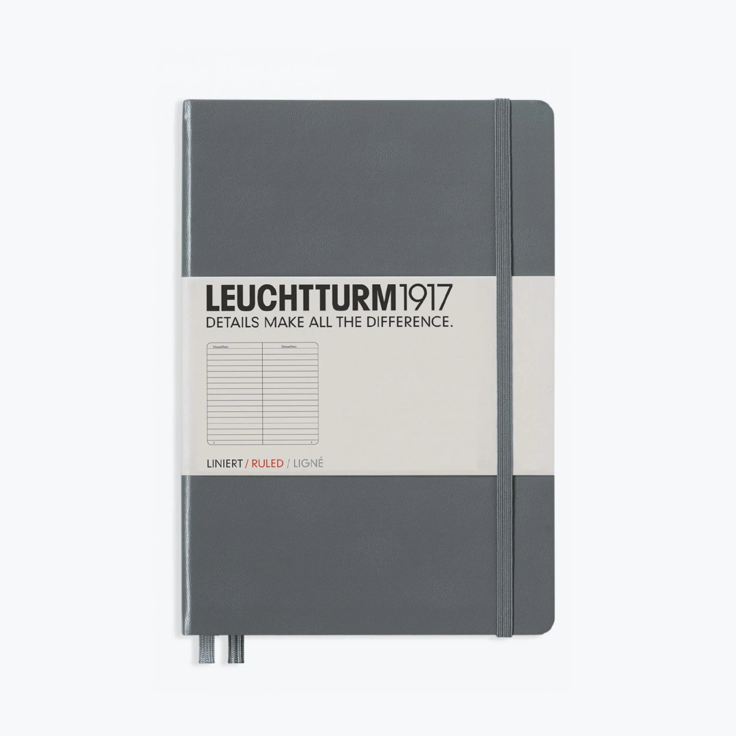Leuchtturm 1917 Leuchtturm1917 - Notebook - A5 - Anthracite Notebooks 3 Leuchtturm 1917 Leuchtturm1917 - Notebook - A5 - Anthracite Notebooks