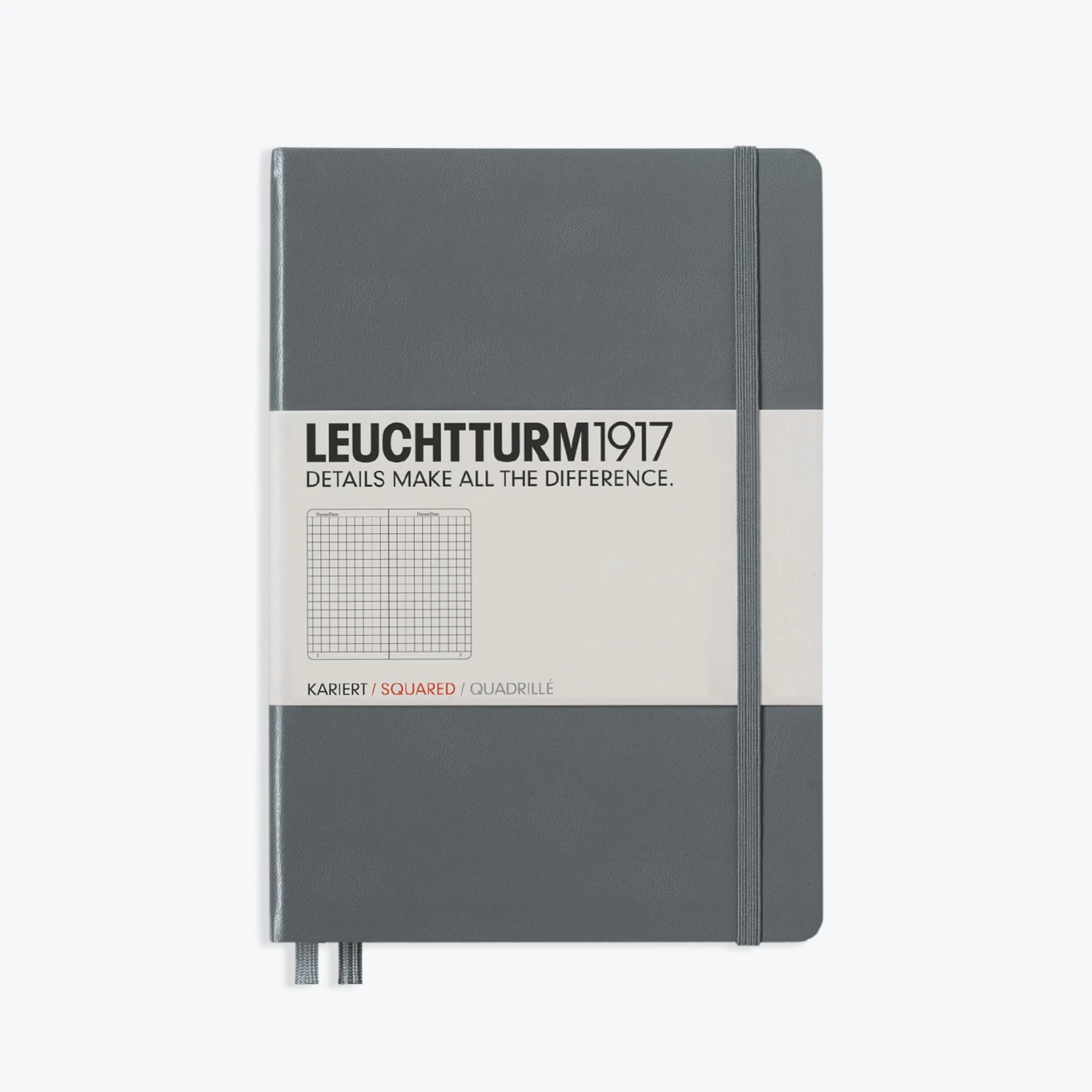 Leuchtturm 1917 Leuchtturm1917 - Notebook - A5 - Anthracite Notebooks 4 Leuchtturm 1917 Leuchtturm1917 - Notebook - A5 - Anthracite Notebooks