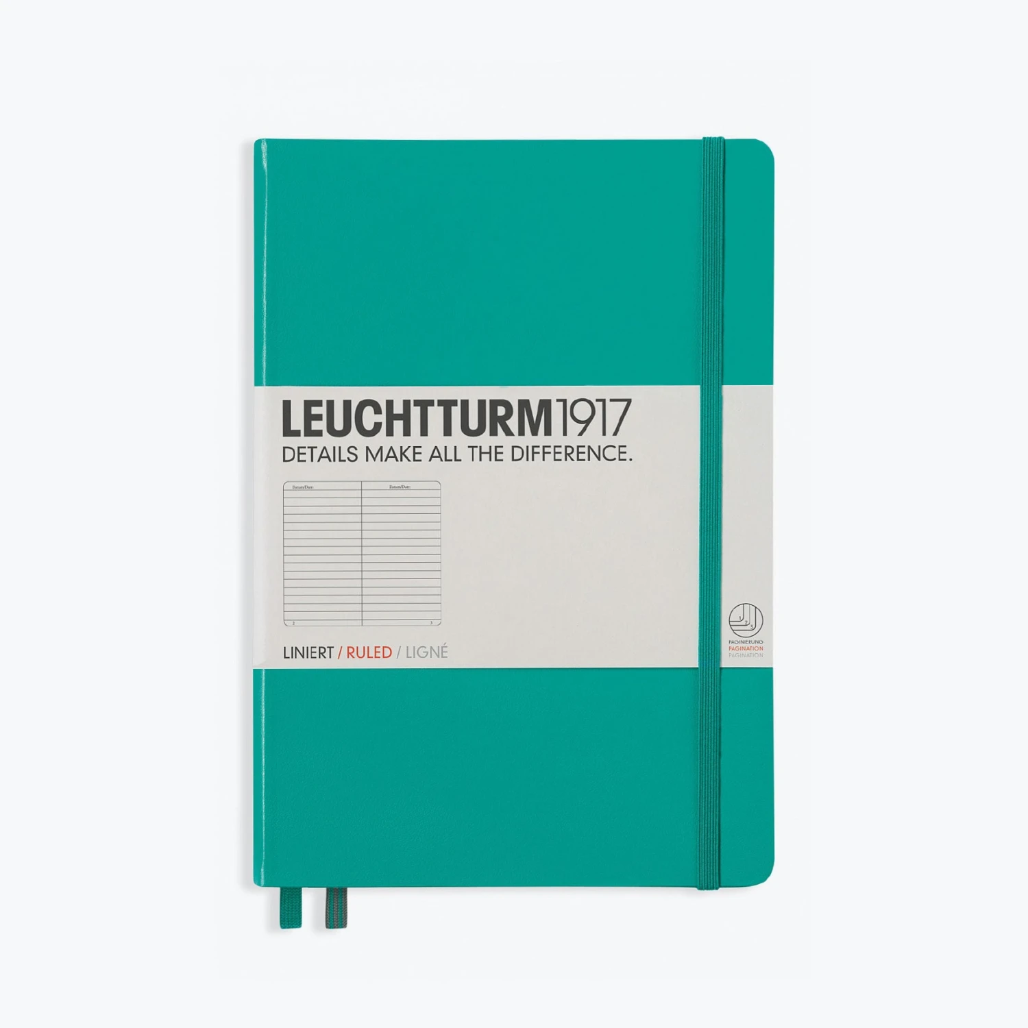 Leuchtturm 1917 Notebooks Leuchtturm1917 - Notebook - A5 - Emerald 3 Leuchtturm 1917 Notebooks Leuchtturm1917 - Notebook - A5 - Emerald