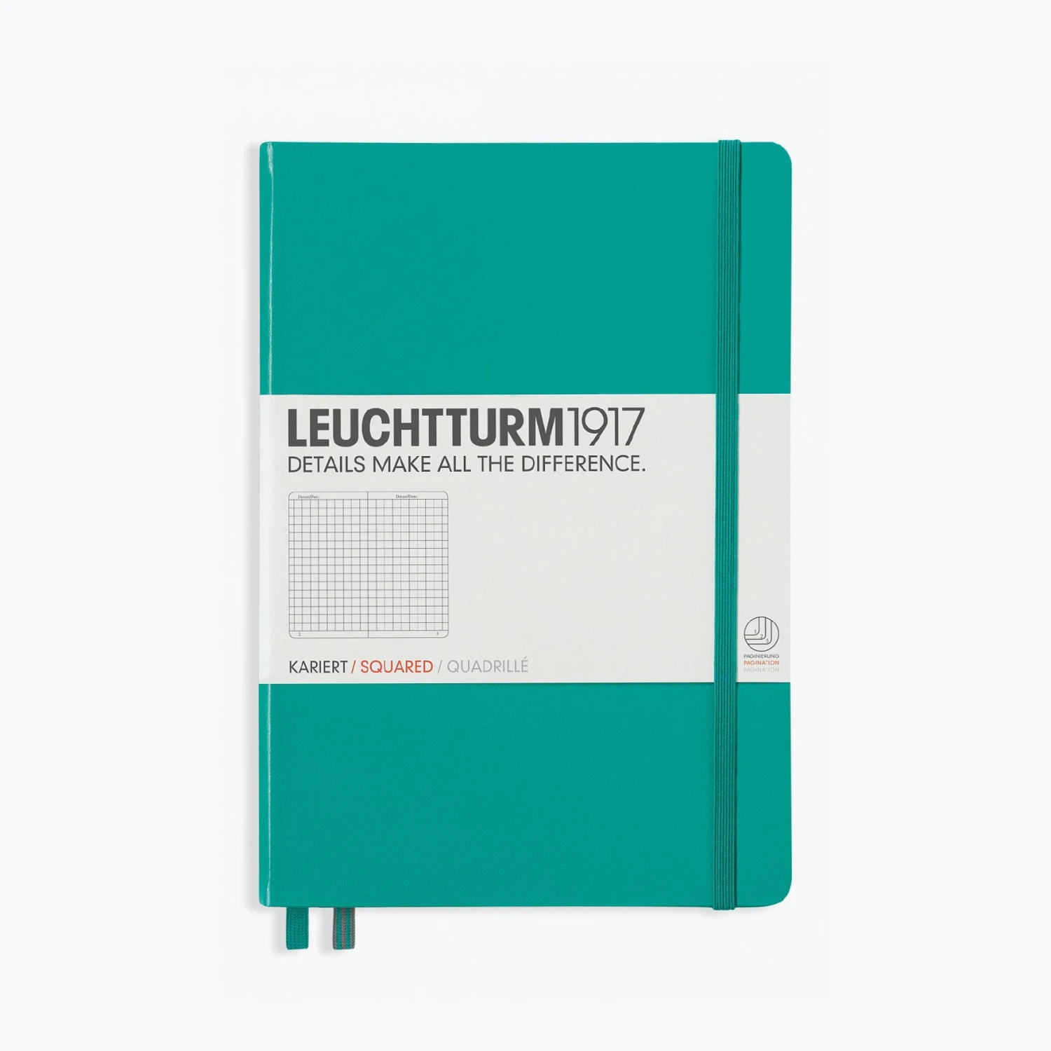 Leuchtturm 1917 Notebooks Leuchtturm1917 - Notebook - A5 - Emerald 4 Leuchtturm 1917 Notebooks Leuchtturm1917 - Notebook - A5 - Emerald