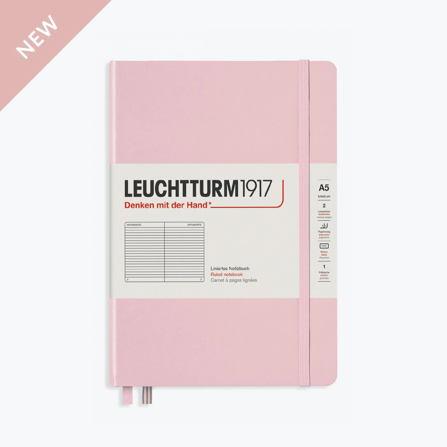Leuchtturm 1917 Leuchtturm1917 - Notebook - A5 - Powder Notebooks 3 Leuchtturm 1917 Leuchtturm1917 - Notebook - A5 - Powder Notebooks