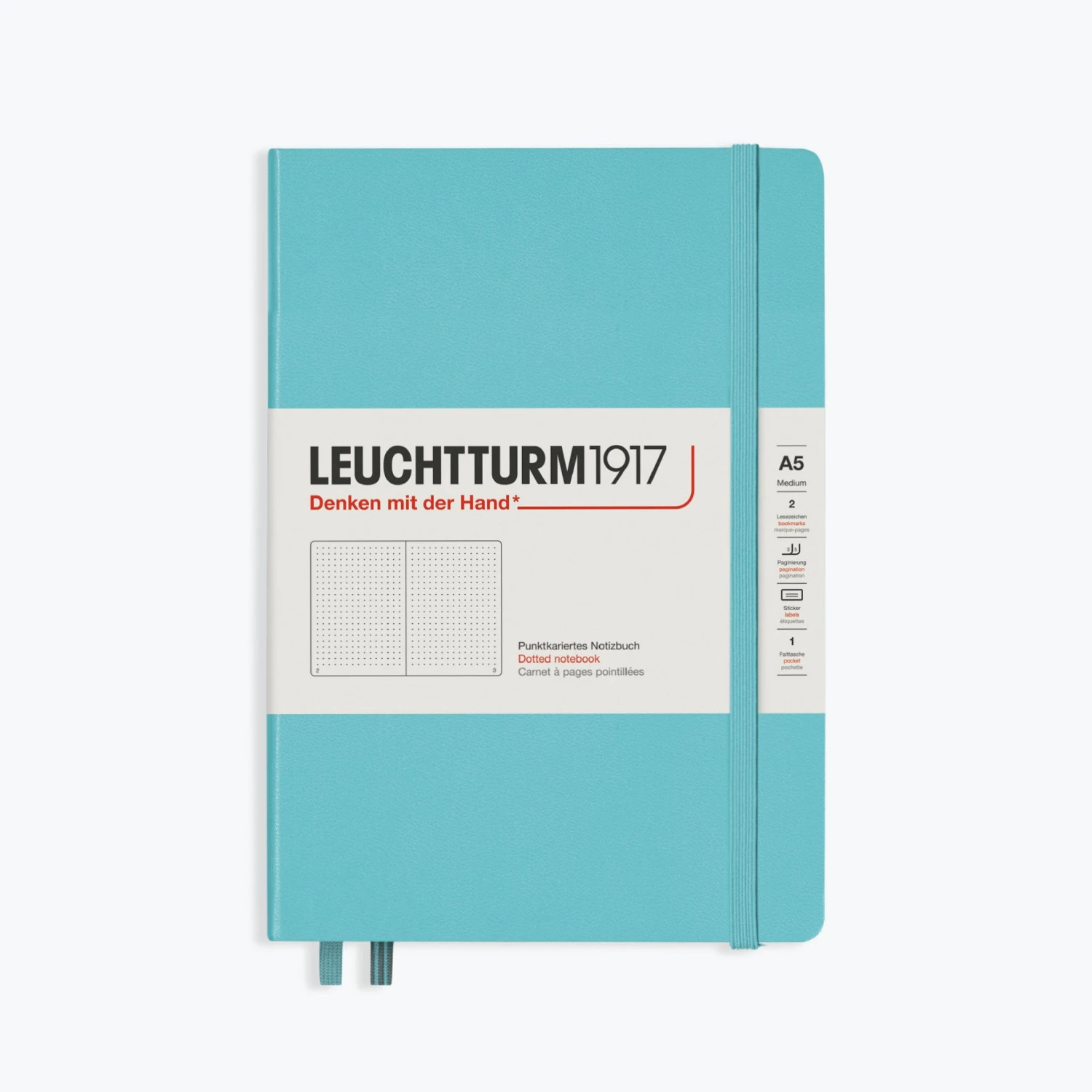 Leuchtturm 1917 Leuchtturm1917 - Notebook - A5 - Rising - Aquamarine 4 Leuchtturm 1917 Leuchtturm1917 - Notebook - A5 - Rising - Aquamarine