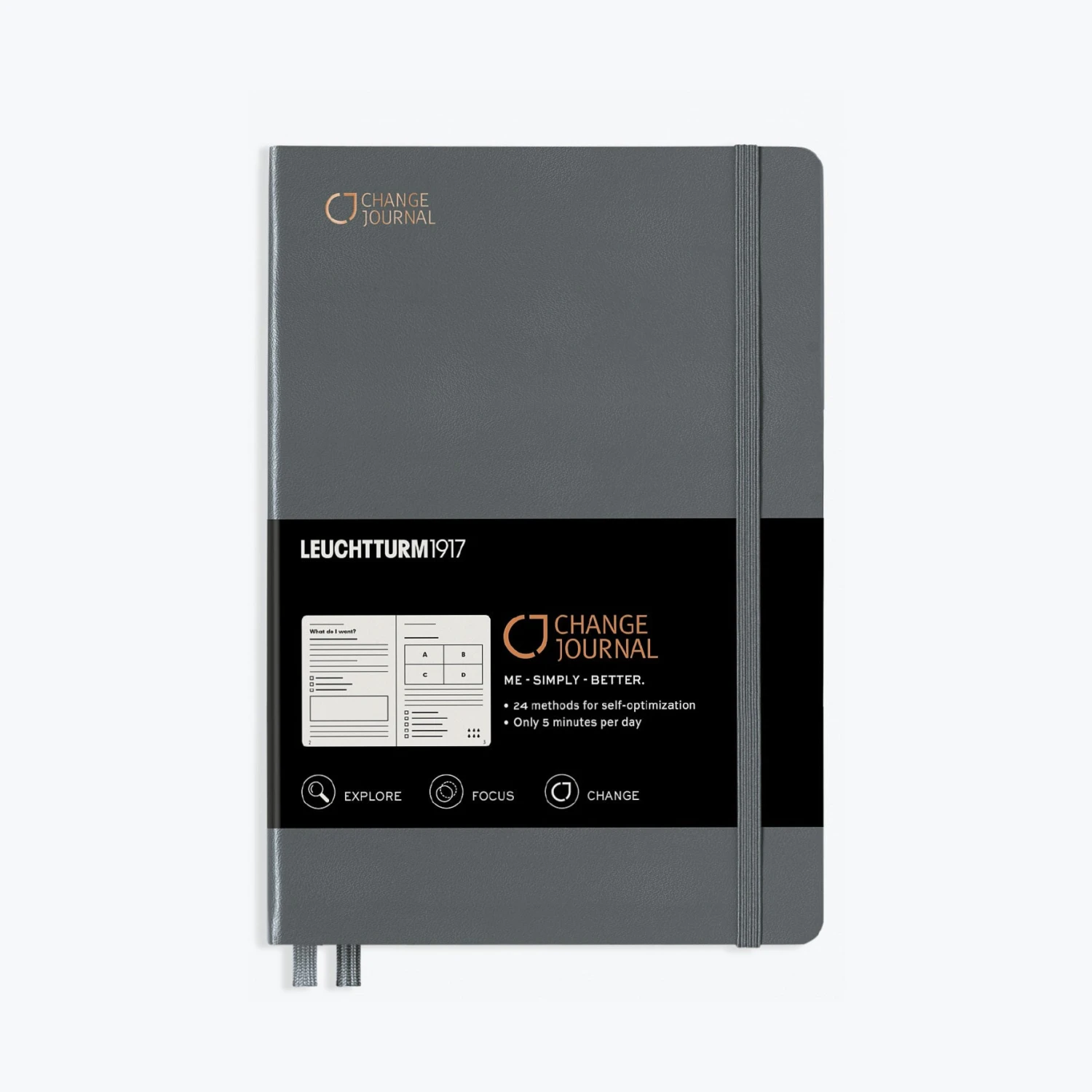 Leuchtturm 1917 Journals Leuchtturm1917 - Notebook - Change Journal - A5 - Anthracite 3 Leuchtturm 1917 Journals Leuchtturm1917 - Notebook - Change Journal - A5 - Anthracite