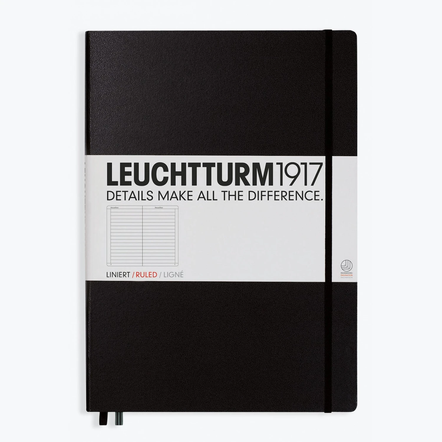 Leuchtturm 1917 Notebooks Leuchtturm1917 - Notebook - A4+ - Black 3 Leuchtturm 1917 Notebooks Leuchtturm1917 - Notebook - A4+ - Black