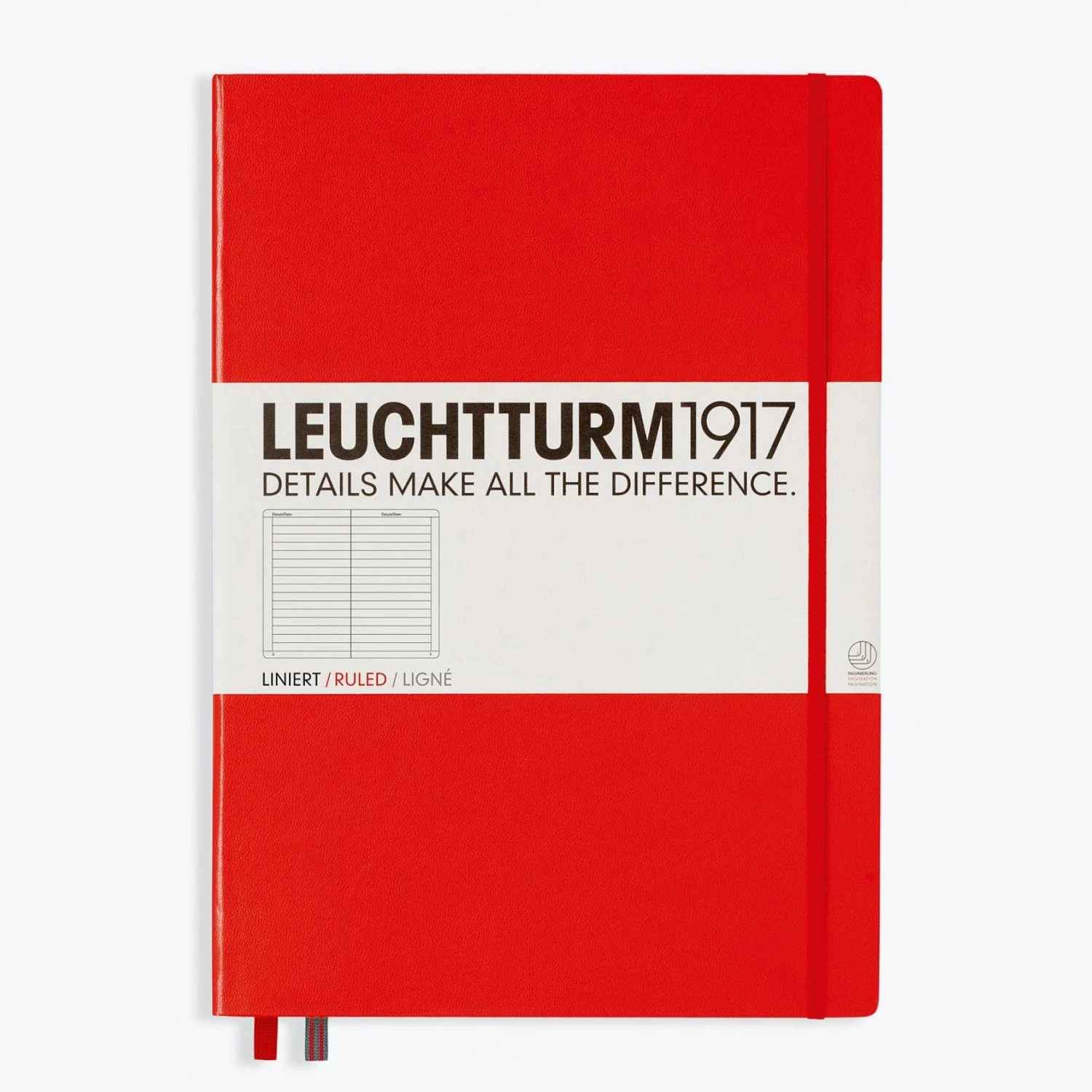 Leuchtturm 1917 Notebooks Leuchtturm1917 - Notebook - A4+ - Red 3 Leuchtturm 1917 Notebooks Leuchtturm1917 - Notebook - A4+ - Red