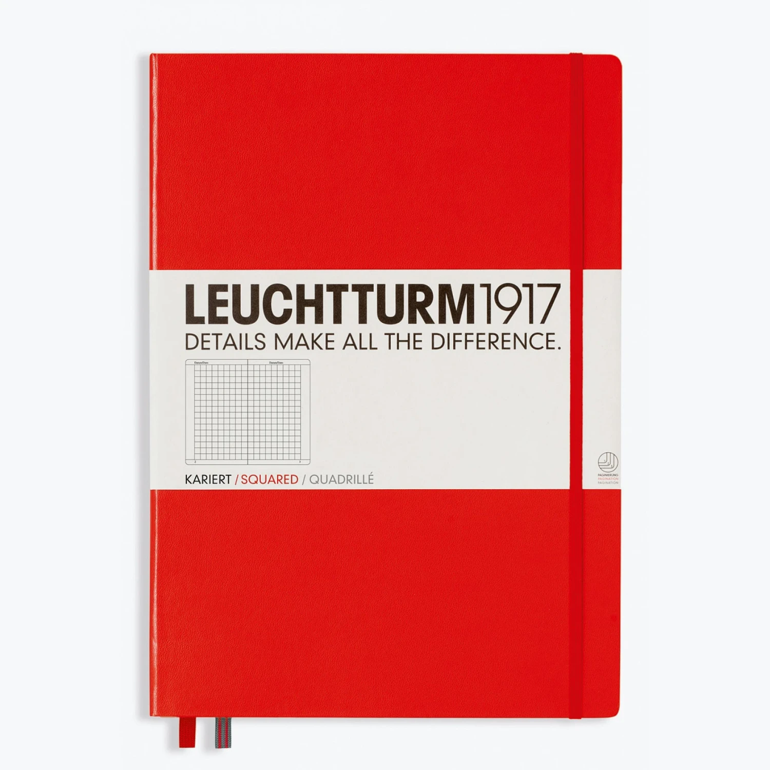 Leuchtturm 1917 Notebooks Leuchtturm1917 - Notebook - A4+ - Red 4 Leuchtturm 1917 Notebooks Leuchtturm1917 - Notebook - A4+ - Red