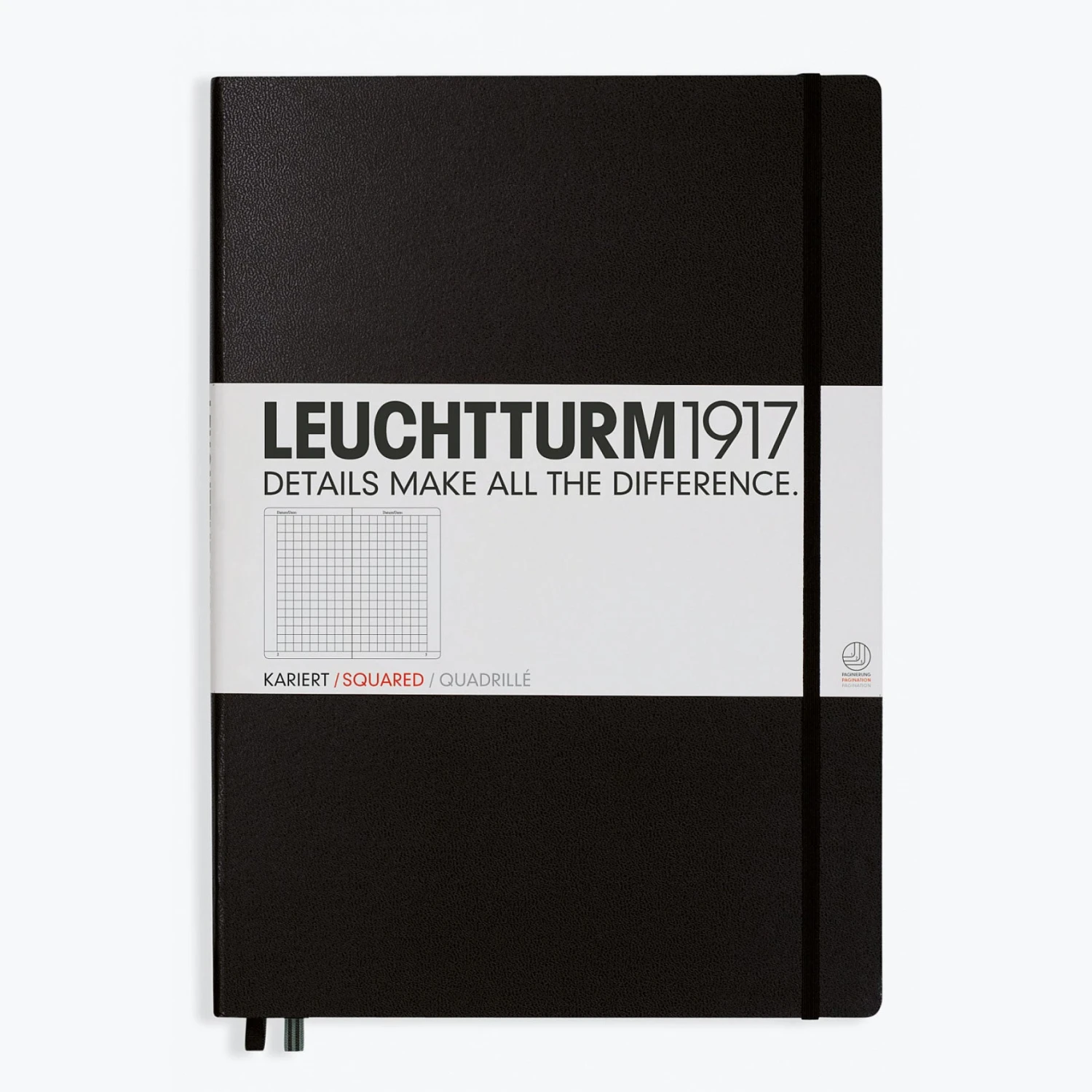 Leuchtturm 1917 Notebooks Leuchtturm1917 - Notebook - A4+ - Black 4 Leuchtturm 1917 Notebooks Leuchtturm1917 - Notebook - A4+ - Black