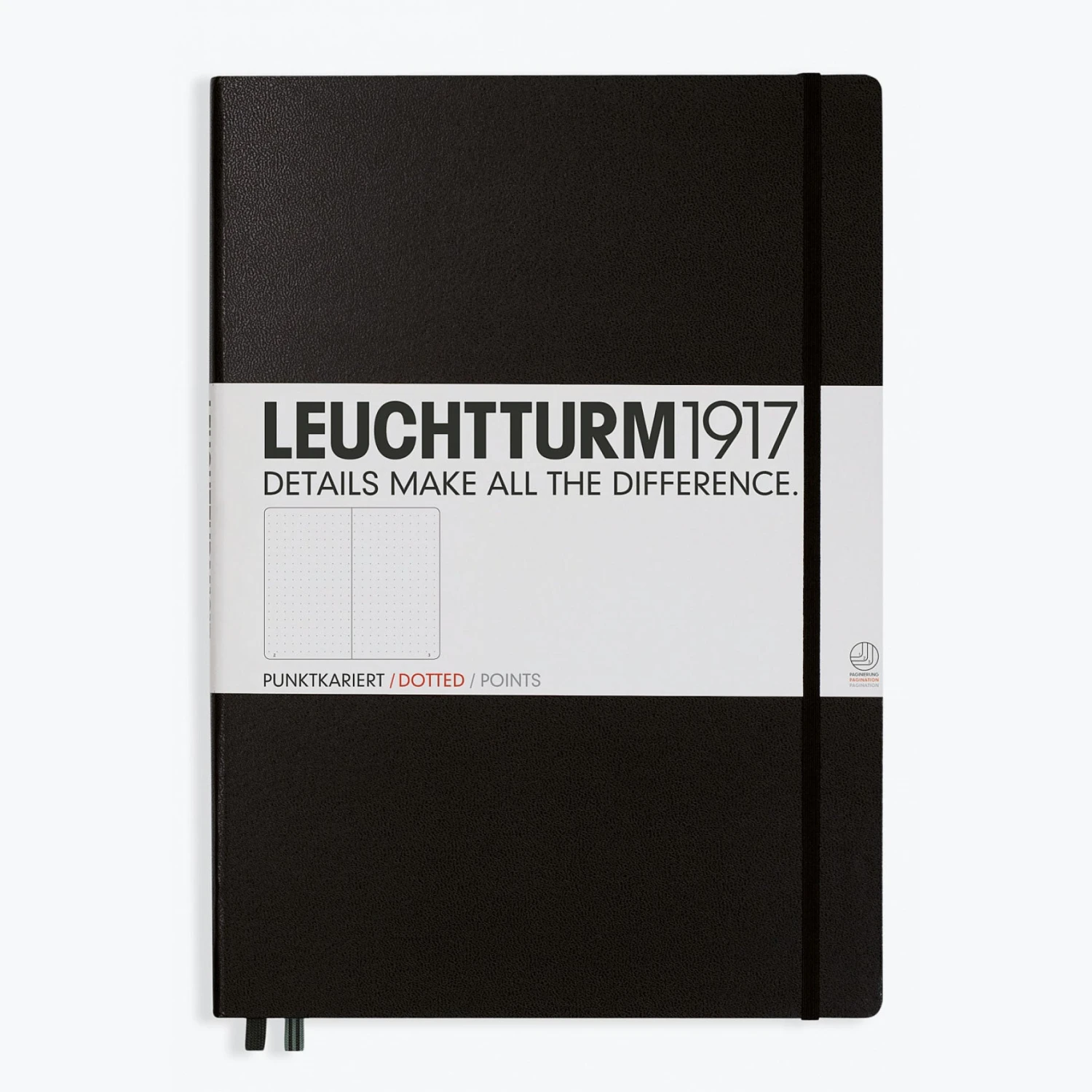 Leuchtturm 1917 Notebooks Leuchtturm1917 - Notebook - A4+ - Black 5 Leuchtturm 1917 Notebooks Leuchtturm1917 - Notebook - A4+ - Black