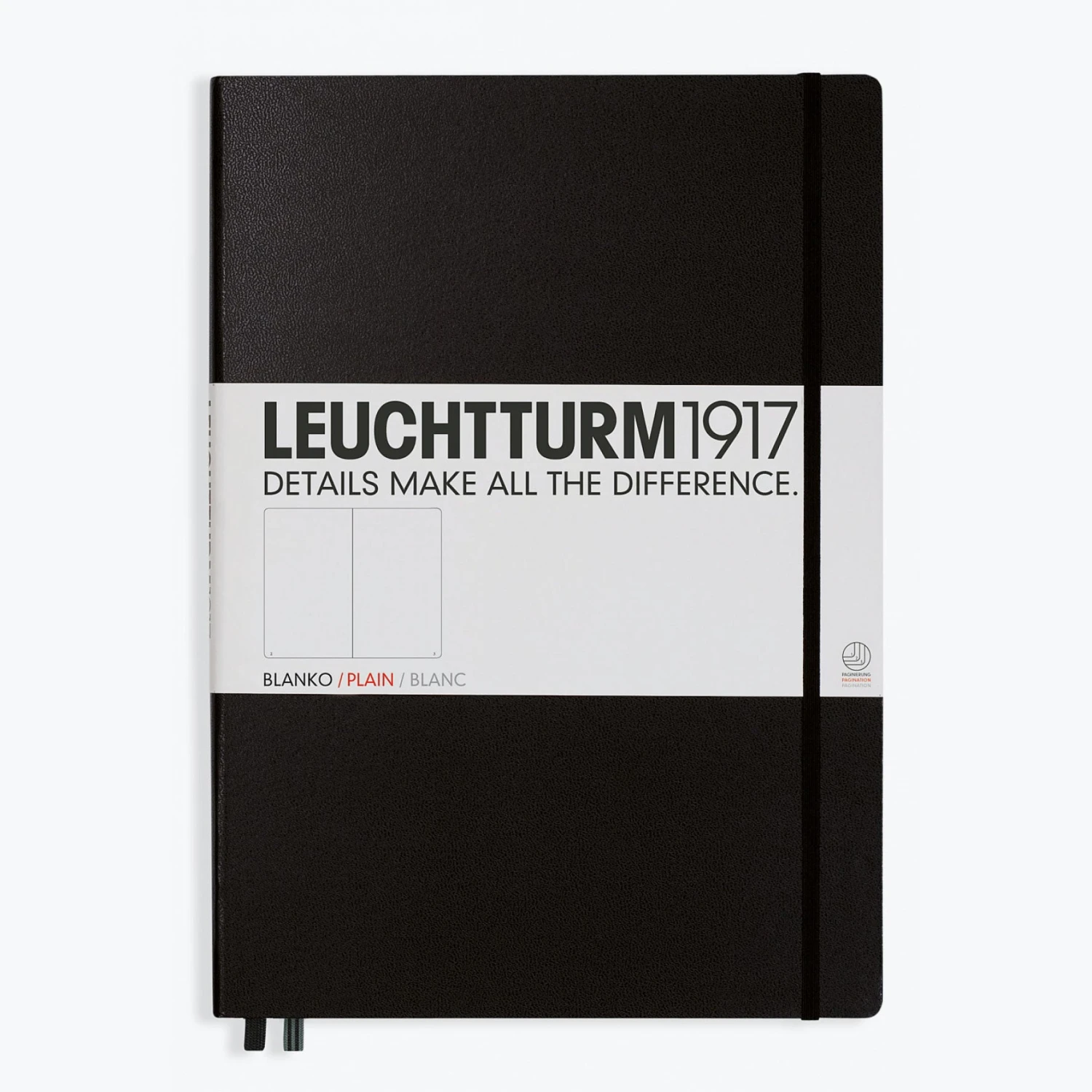 Leuchtturm 1917 Notebooks Leuchtturm1917 - Notebook - A4+ - Black 6 Leuchtturm 1917 Notebooks Leuchtturm1917 - Notebook - A4+ - Black