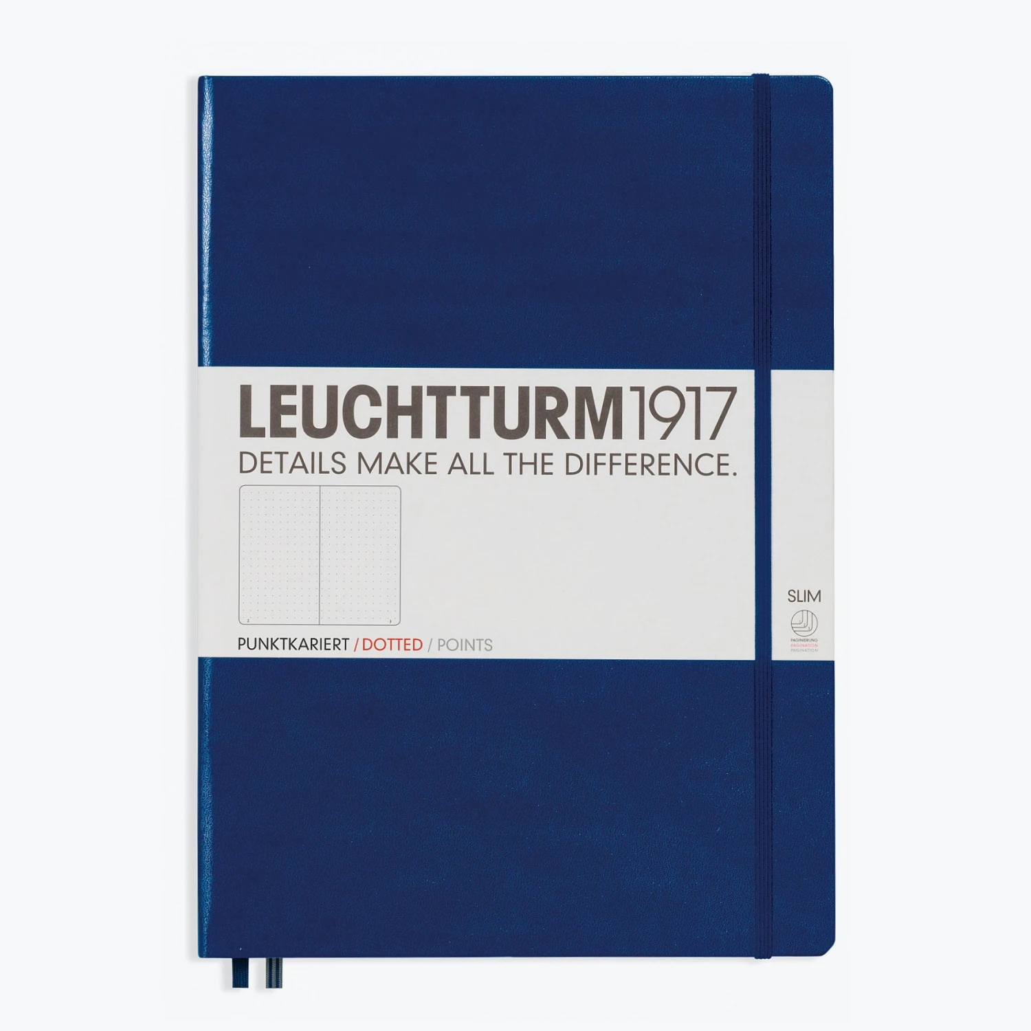 Leuchtturm 1917 Leuchtturm1917 - Notebook - A4+ - Slim - Navy 5 Leuchtturm 1917 Leuchtturm1917 - Notebook - A4+ - Slim - Navy