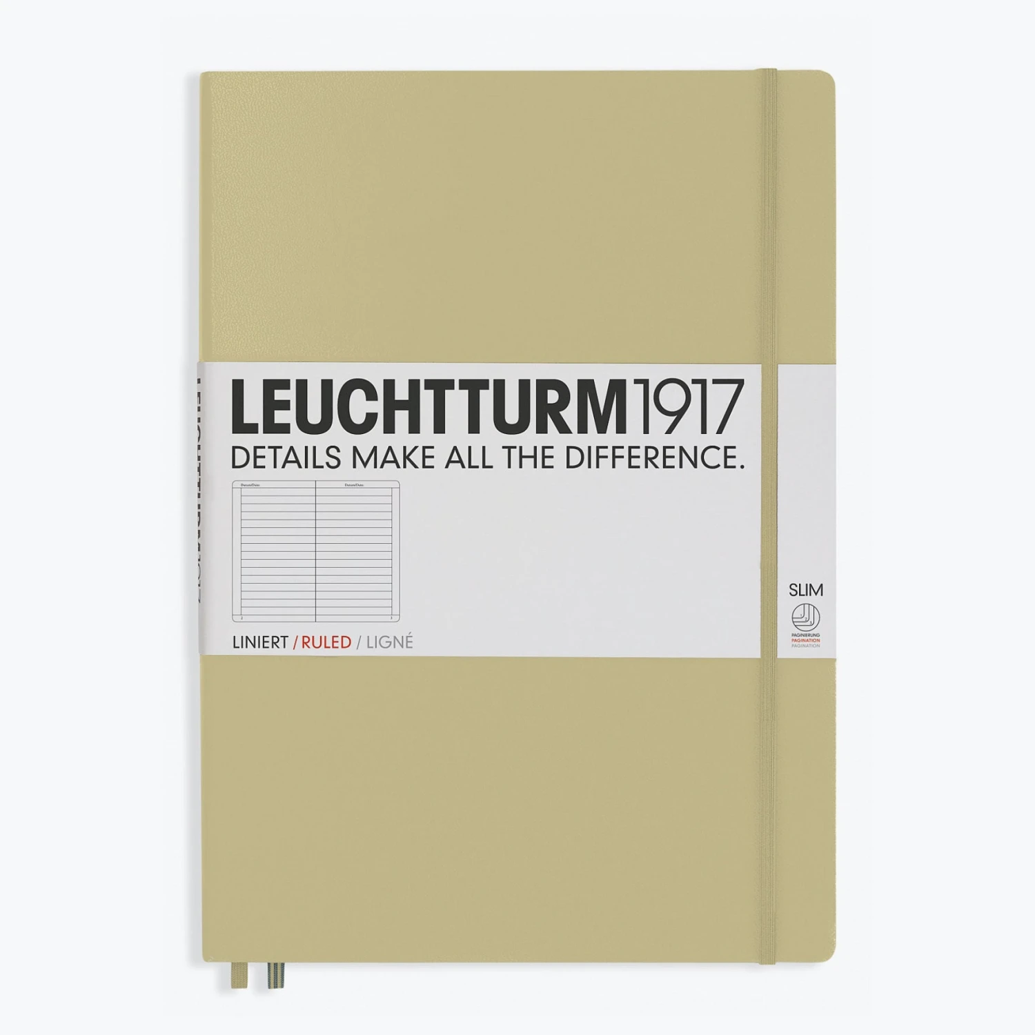 Leuchtturm 1917 Leuchtturm1917 - Notebook - A4+ - Slim - Sand 3 Leuchtturm 1917 Leuchtturm1917 - Notebook - A4+ - Slim - Sand