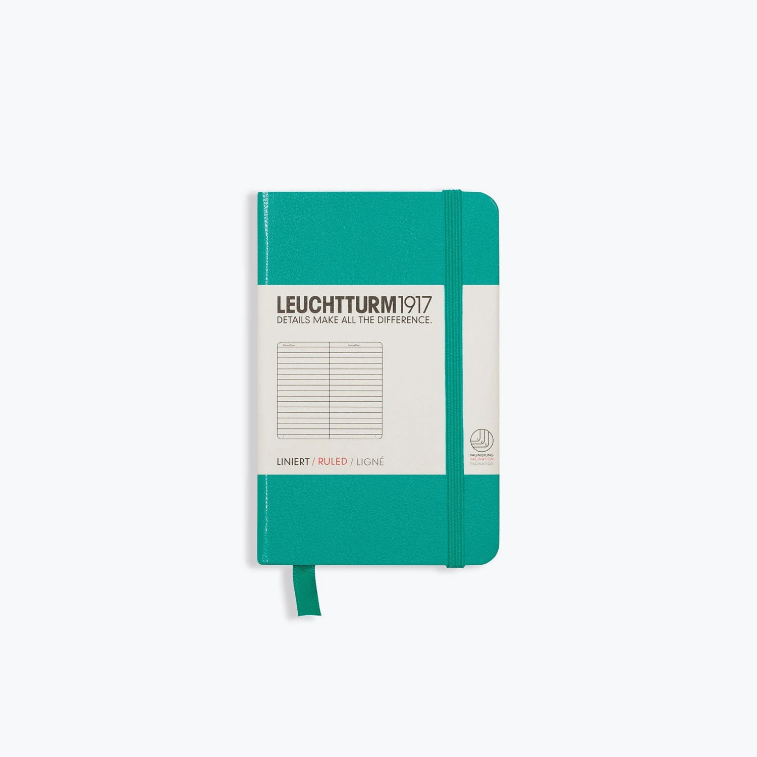 Leuchtturm 1917 Notebooks Leuchtturm1917 - Notebook - A7 - Emerald 3 Leuchtturm 1917 Notebooks Leuchtturm1917 - Notebook - A7 - Emerald