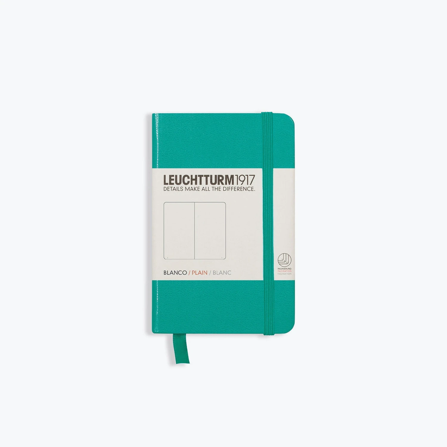 Leuchtturm 1917 Notebooks Leuchtturm1917 - Notebook - A7 - Emerald 4 Leuchtturm 1917 Notebooks Leuchtturm1917 - Notebook - A7 - Emerald