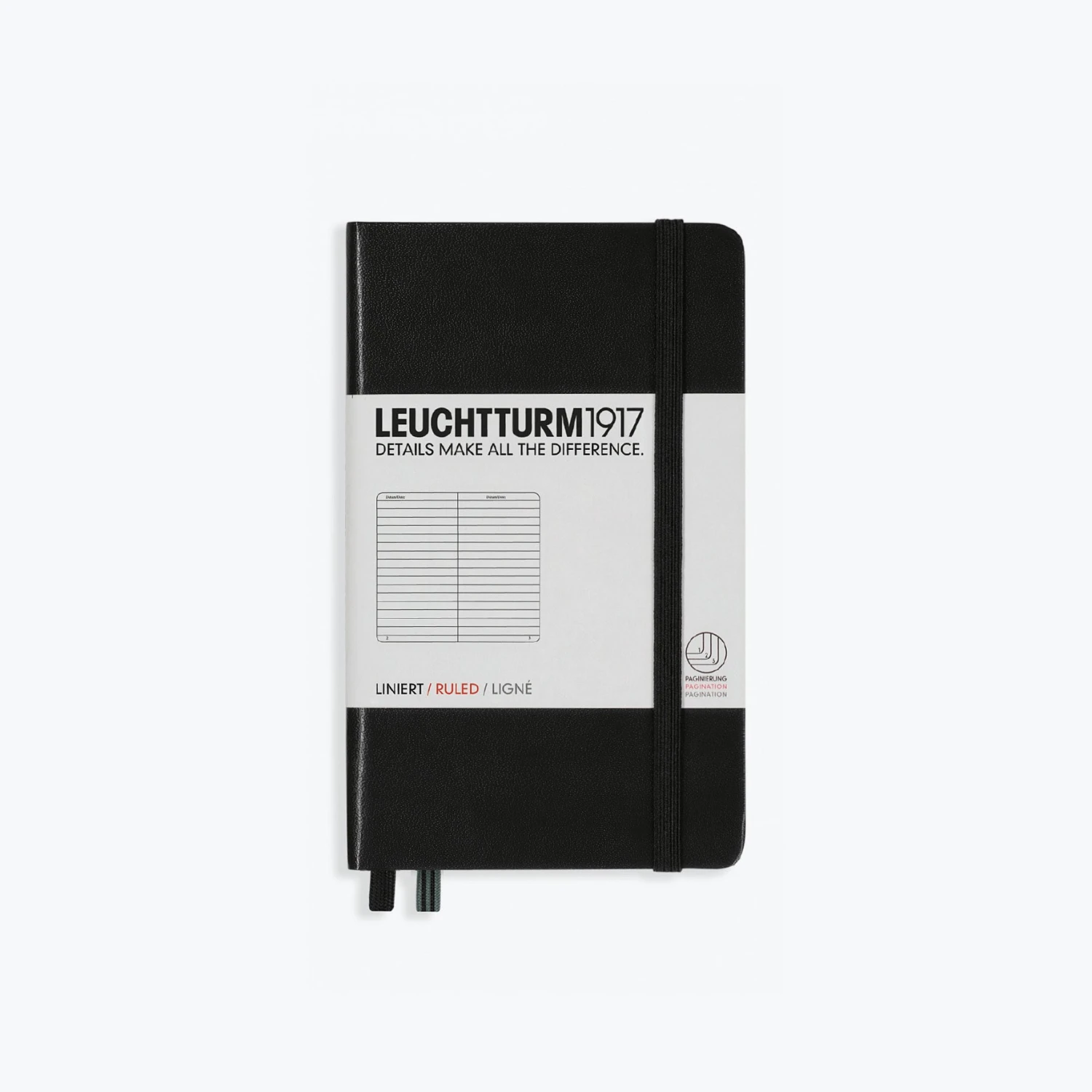 Leuchtturm 1917 Notebooks Leuchtturm1917 - Notebook - A6 - Black 3 Leuchtturm 1917 Notebooks Leuchtturm1917 - Notebook - A6 - Black
